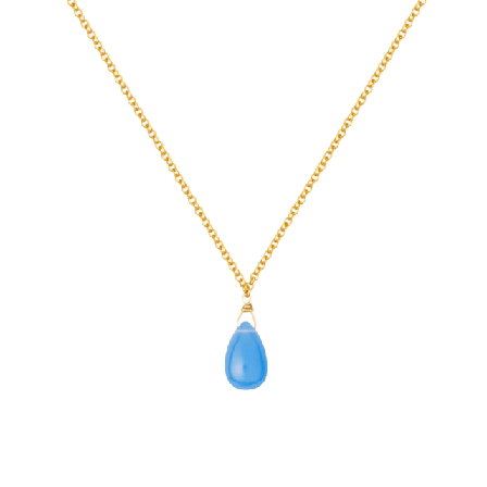 Sophie by Candy Drop Necklace Halsband Dam Blå ONESIZE