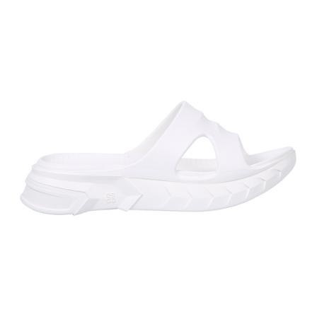 Givenchy, slide sandals Wit, Dames, Maat:38 EU,rubber,print