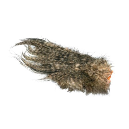 Whiting Bird Fur - Grizzly dyed Salmon