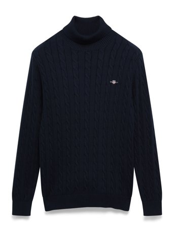 GANT | Cotton Cable Turtle Neck | M