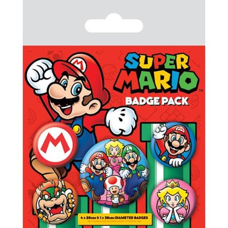 Badge Pack - Super Mario (Mario)