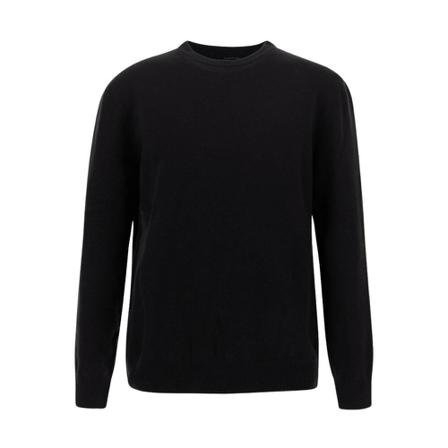 Lardini, Round-neck Knitwear Zwart, Heren, Maat:L