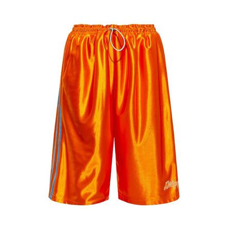Khrisjoy, Shorts with logo Oranje, Dames, Maat:ONE Size,Bedrukt