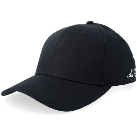 Les Deux - Black adjustable Czapka Z Daszkiem - Crew Organic Baseball Cap Black Adjustable @ Hatstore