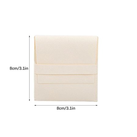 Gaveposer i Mikrofiber med Kapacitet Beige Pink Grå Blå Fiber Smykker