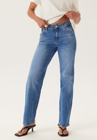 ONLY Onlblush Mid Straight Dnm Medium Blue Denim Vaatteet