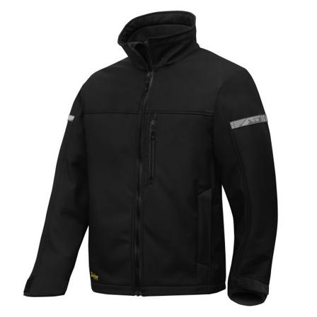 Snickers Workwear 1200 AllroundWork Softshelljakke sort Sort, Tøj