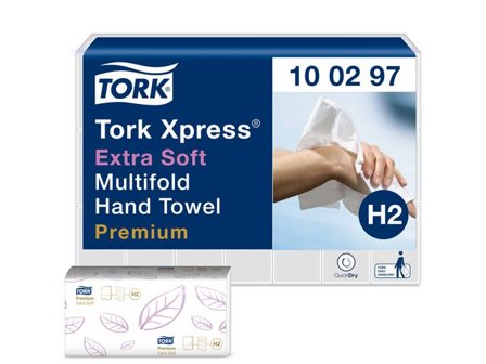 Tork Pappershandduk Premium Xpress Soft H2 2100/fp - Lyreco - Städ och hygien > Toalettpapper och torkpapper > Pappershanddukar