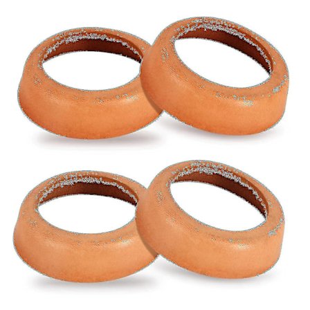 Lädertätningssats med 4 st - Ersättningstätningar för pumpar och mer Hög kvalitet