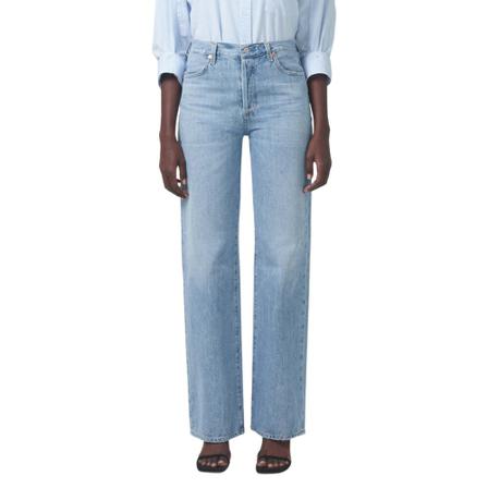 Citizens of Humanity Annina High Rise Wide Leg Jeans , Blauw , Dames , Maat: W27