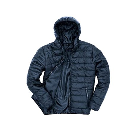 Result Core Mens Padded Jacket L Frost Grey/Black