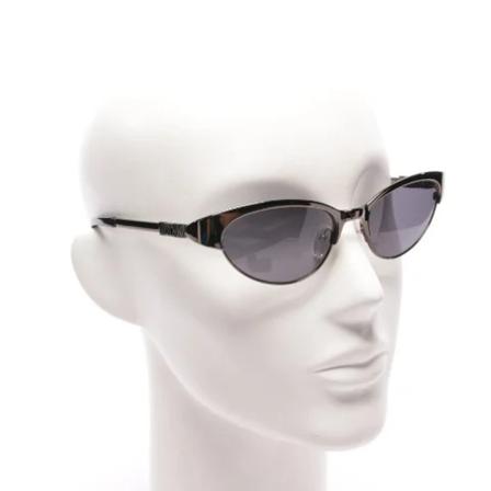 Moschino Pre-Owned Pre-owned Metall solglasgon svart, Dam, Dam, Storlek: ONE SIZE