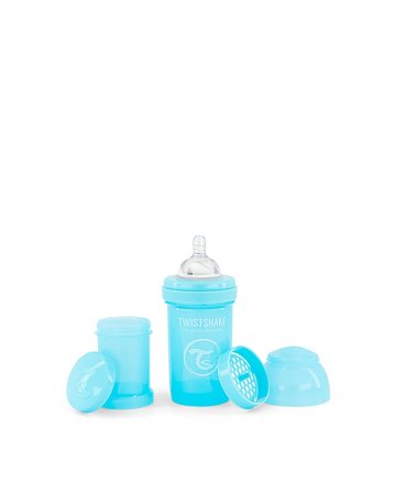 Twistshake Anti-kolik Sutteflaske Blå 180 ml, Børn & Forældre, Sutteflasker & Tilbehør, Sutteflasker