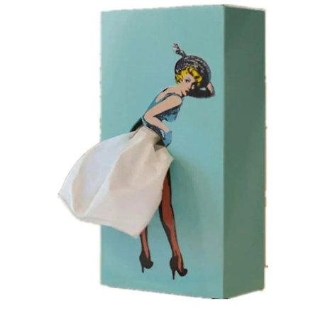 Ny stilig jente vevseske Retro veske Lady Gorgeous Turn Pattern Esker Morsom oppbevaring for barn Perfekt ankomst