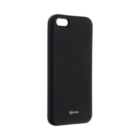iPhone 5/5S/SE Cover Roar Jelly Blød Plast - Sort