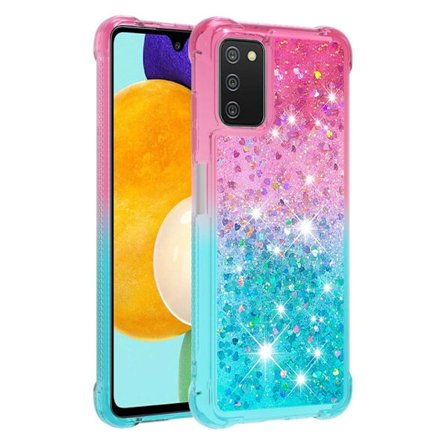 Princess Samsung Galaxy A03s Suojakuori - Pinkki / Taivaansininen
