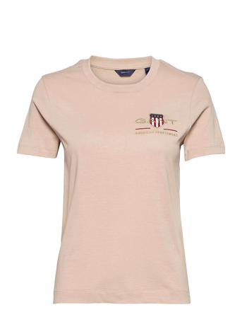 Archive Shield Ss T-Shirt T-shirts & Tops Short-sleeved Rosa GANT