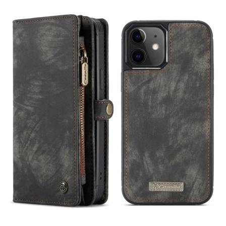 Caseme Iphone 12 Mini Retro Plånboksfodral - Svart Svart