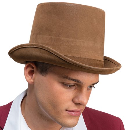 Deluxe Høy Hatt Brun