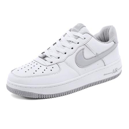 Män Sneakers Andas Kvinnor Skateboard Skor Löpning WhiteGray 35