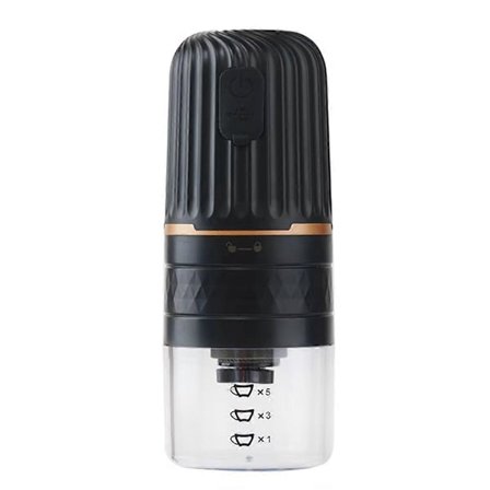 Bærbar Kaffekvern - USB Oppladbar Automatisk Bønnemølle med Espresso Maskin Funksjoner for T