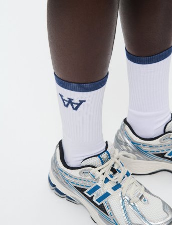 WOOD WOOD Wwcon Tennis Socks - White - 35-38