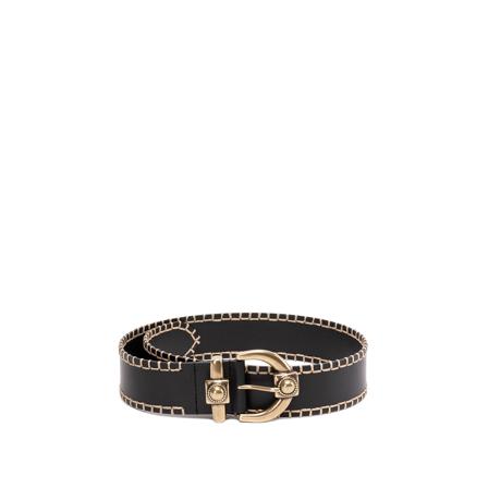 Etro, Belts Zwart, Dames, Maat:90 CM