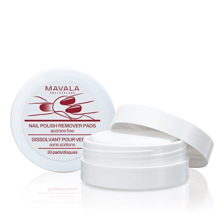 Mavala Neglelakfjerner Pads uden acetone 30 stk., Makeup, Negle, Neglelakfjerner