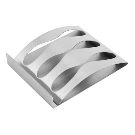 Ruostumattomasta teräksestä valmistettu hammasharjan partahöylän pidike, seinään kiinnitettävä kylpyhuonetarvikkeiden järjestäjä, kolme reikää