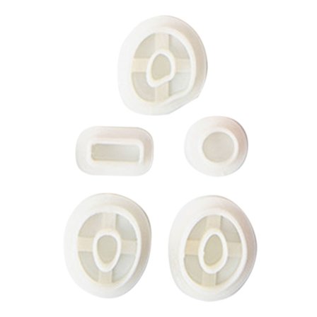 Blød Keramik Ler Skærer Geometrisk Ørering Skæreform Plastik Ler Ørering Skærere Form DIY Keramik Værktøj til Begyndere