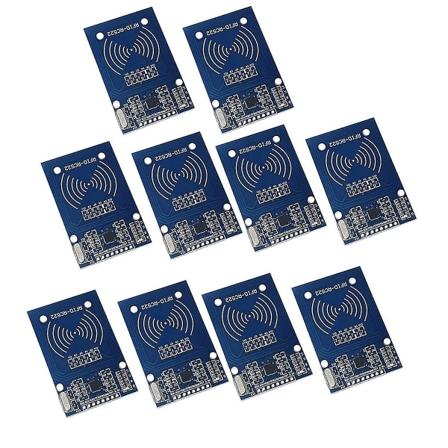 10 stk Mfrc522 modul Mfrc-522 Rc522 Rfid Ic kort induktionsmodul