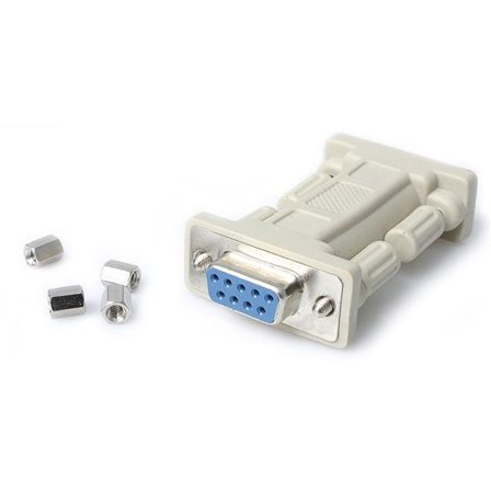 StarTech DB9 RS232 Serial Null Modem Adapter - F/F - Null modem adapter - DB-9 (F) to DB-9 (F) - NM9FF - null modem-adapter - DB-9 til DB-9