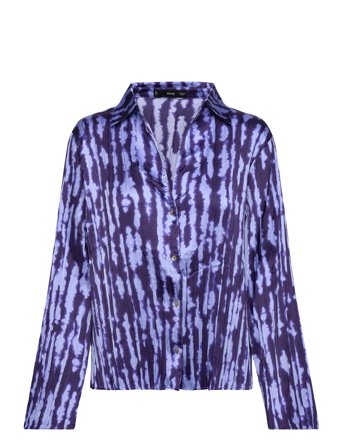 Mango | Printed Shirred Shirt | XS