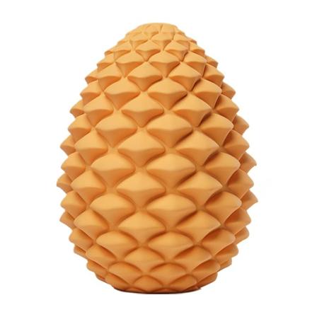 Hundeleker for små til store raser av furuboller. Ikke giftig, naturlig gummifôrlekkasjeball for å lindre kjedsomhet