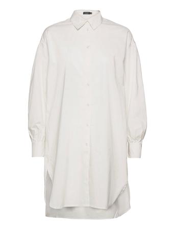 Slreitz Arcy Tunic Ls White Soaked In Luxury
