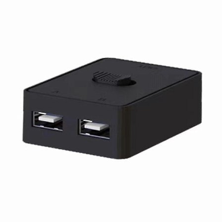2 Port USB Switch Printerdeling Bi-Directionelle Kontakter 2 ind og 1 ud eller 1 ind og 2 ud USB Delings Switch USB2.0