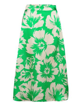 Vipaper Aop Long Hw Skirt Knälång Kjol Multi/mönstrad Vila