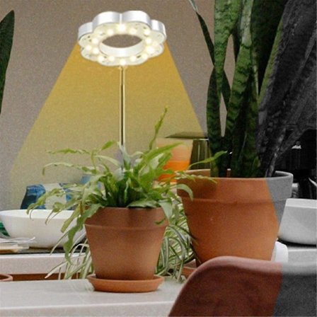 Kasvivalaisimet sisäkasveille, täyden spektrin LED-kasvivalo irrotettavalla jalustalla, kasvatukseen L