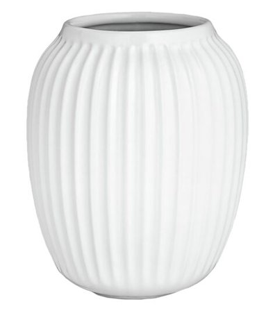 KÄHLER VASE HAMMERSHØI HVIT 20CM