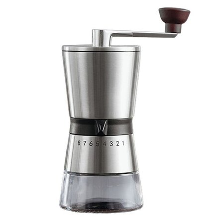 Fint justeret: Praktisk 8-trins kaffekværn til perfekt kaffeglæde på farten KLB