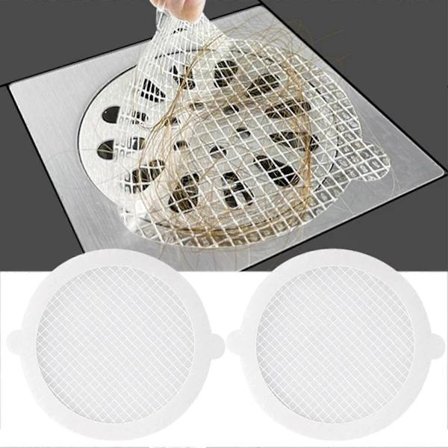 Engangs Afløbsbeskyttelse til Brusebad Badeværelse Køkken Hårfanger Gulvafløb og Vask Siler Forhindrer Stop 50 stk