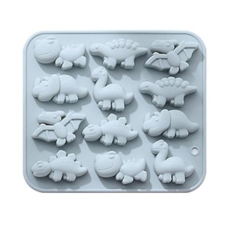 Dinosaur Silikoneforme Tipping Sukkerform BLÅ
