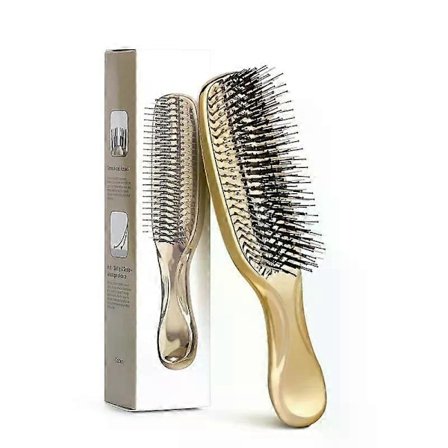 Japansk Premium Hode Massasje Hodebunnsbørste Hårmassasje Sjampo Børste Våt Plast Flokefritt Børste Hår Rengjøring Kam Rose Gull