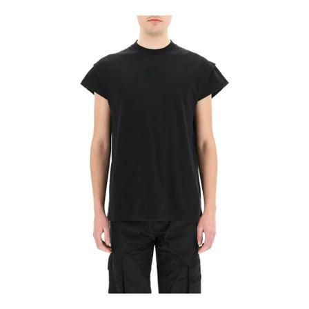 44 Label Group double sleeve darkened t-shirt Sort, Herre T-shirts