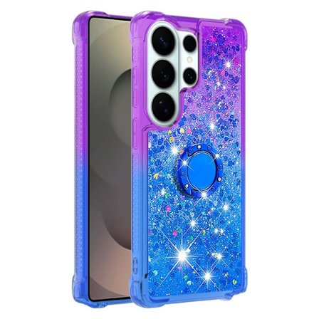 Mobilskal till Samsung Galaxy S26 Ultra TPU Gradiant Stöd - Lila+Himmelblå