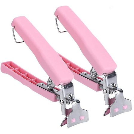 2 stk. Multifunktionel Anti-Skoldning Rustfrit Stål Fadeklemme Skål Klip Anti-Hætte Tønde