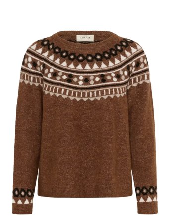 Crcherrie Pullover Brown Cream