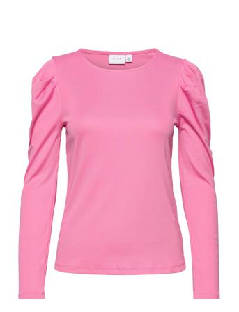 Vififo O-Neck L/S Top Bf Pink Vila