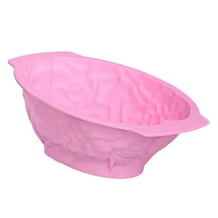Silikonform i Hjärnform för DIY-Puddningar, Choklad, Kakor, Halloween, Jul, Festivalfester