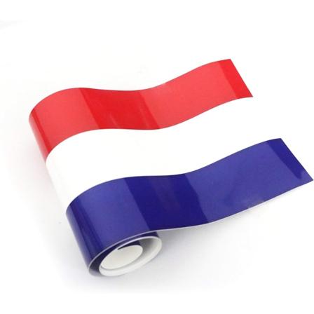 150cm*3m FR Frankrig Flag PVC Sticker 3- Farverige Stribe Grafikker P